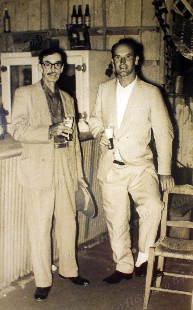 3113 Manoel Germano Correa e Ricardo Fuchs no Hotel Icarai decada de 1960 5 reuniao