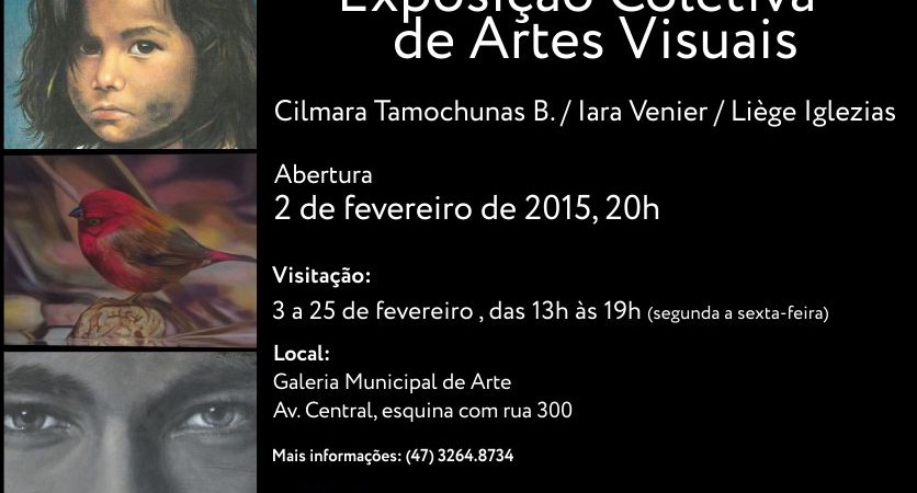 Fevereiro tem coletiva de artes visuais na Galeria Municipal