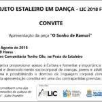 CONVITE: Projeto LIC Estaleiro em Dança