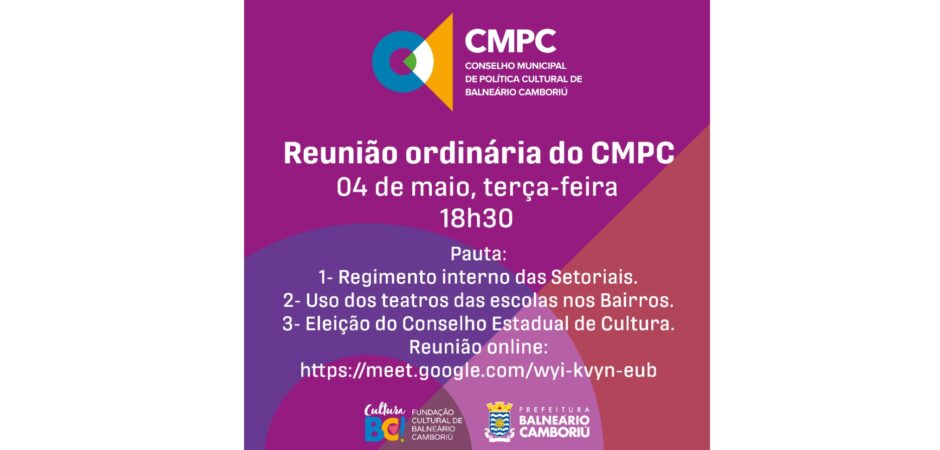 Reunião do CMPC