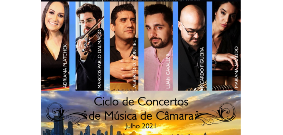 Ciclo de Concertos de Música de Câmara on-line será de 28 a 31 de julho