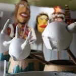 Oficinas de bonecos gigantes ocorrem no Atelier Casa Linhares às terças e quintas