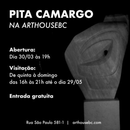Pita Camargo abre circuito de exposições de arte na Arthousebc – entrada gratuita.