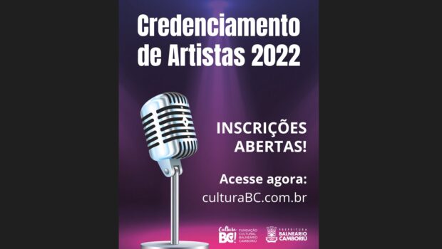 Credenciamento de prestadores de serviços artísticos-culturais para o município de Balneário Camboriú