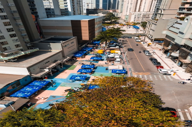Praça da Bíblia ganhará pintura artística inspirada na Copa do Mundo